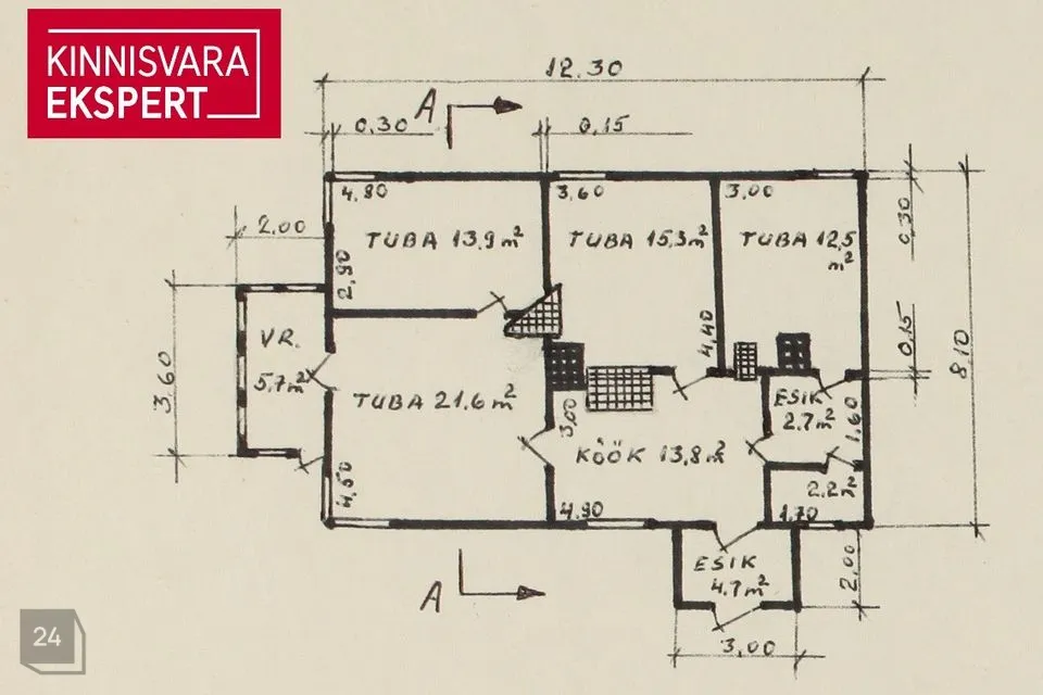 4-toaline Maja  -  Pärnu linn, Põlendmaa küla - foto 4