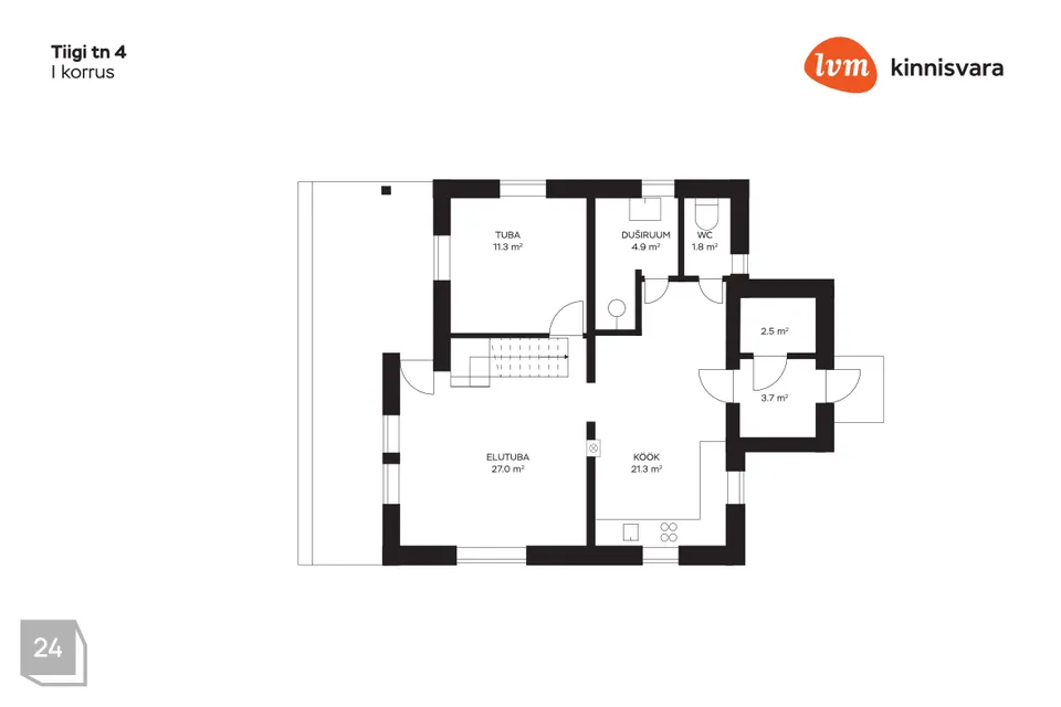 5-toaline Maja  -  Tori vald, Sindi linn - foto 3