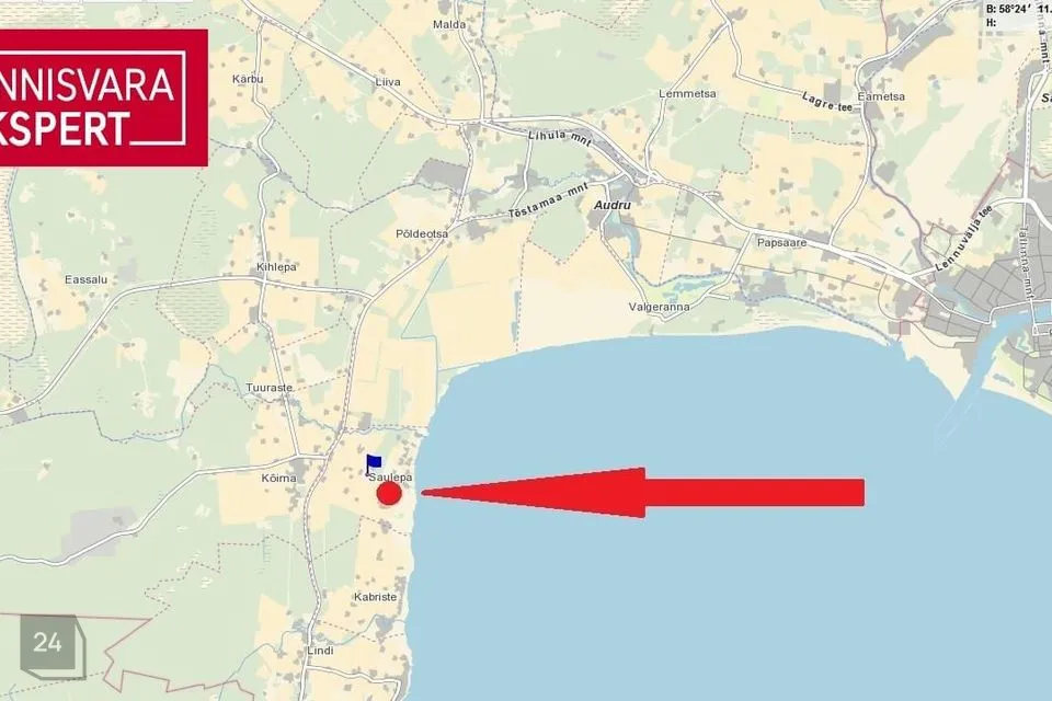 Maatulundusmaa Maa  -  Pärnu linn, Saulepa küla