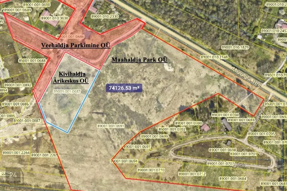 Земля коммерческого назначения, 74474 m² участок в Viimsi vald, Metsakasti küla
