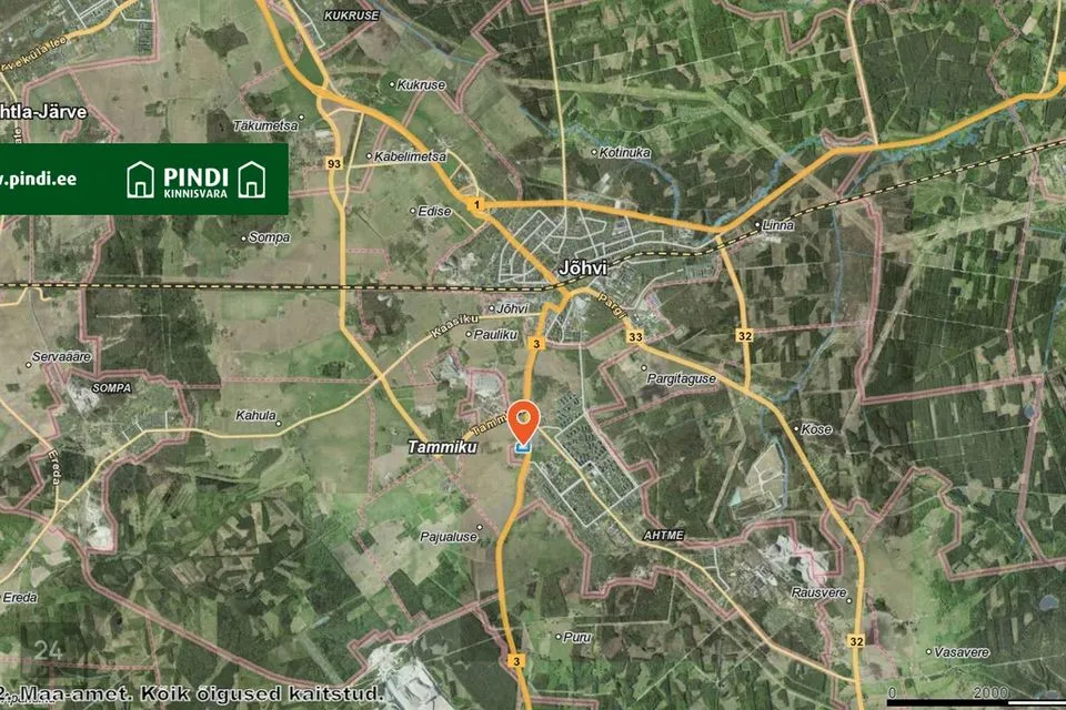 Maatulundusmaa, 21532 m² Maa - Kohtla-Järve linn, Ahtme linnaosa