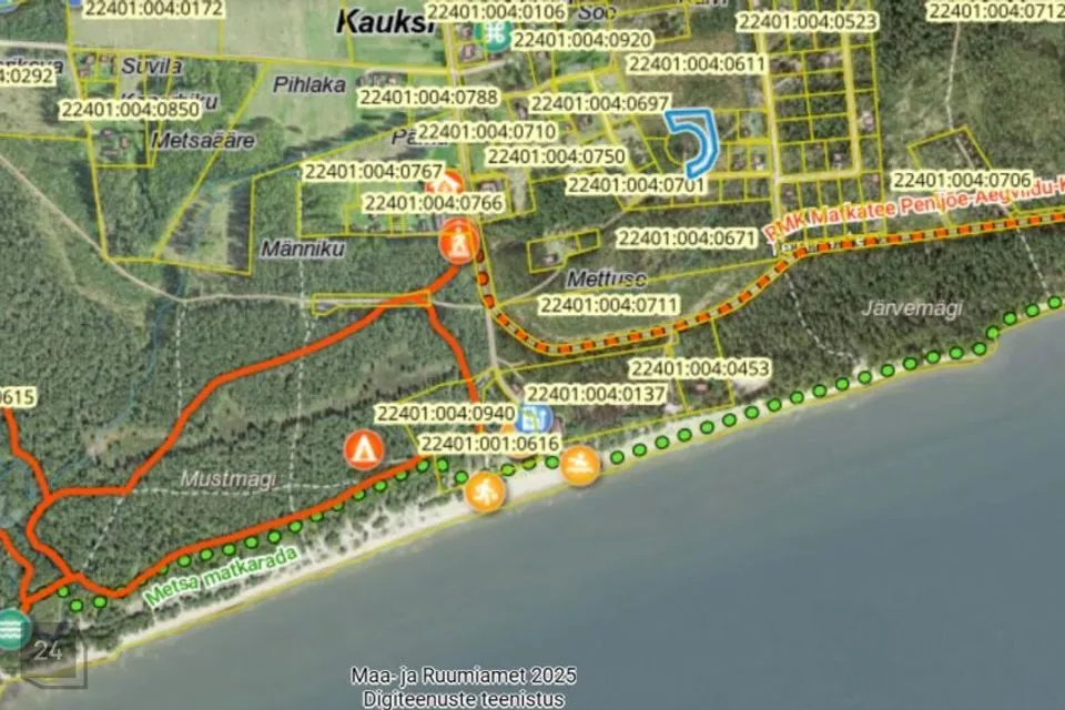 Земля жилой застройки, 2843 m² участок в Alutaguse vald, Kauksi küla - фото 3