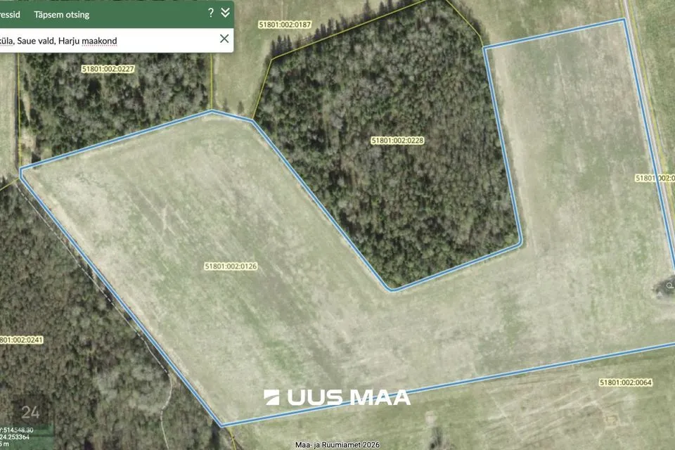 Maatulundusmaa, 101708 m² Maa  -  Saue vald, Lehetu küla - foto 2