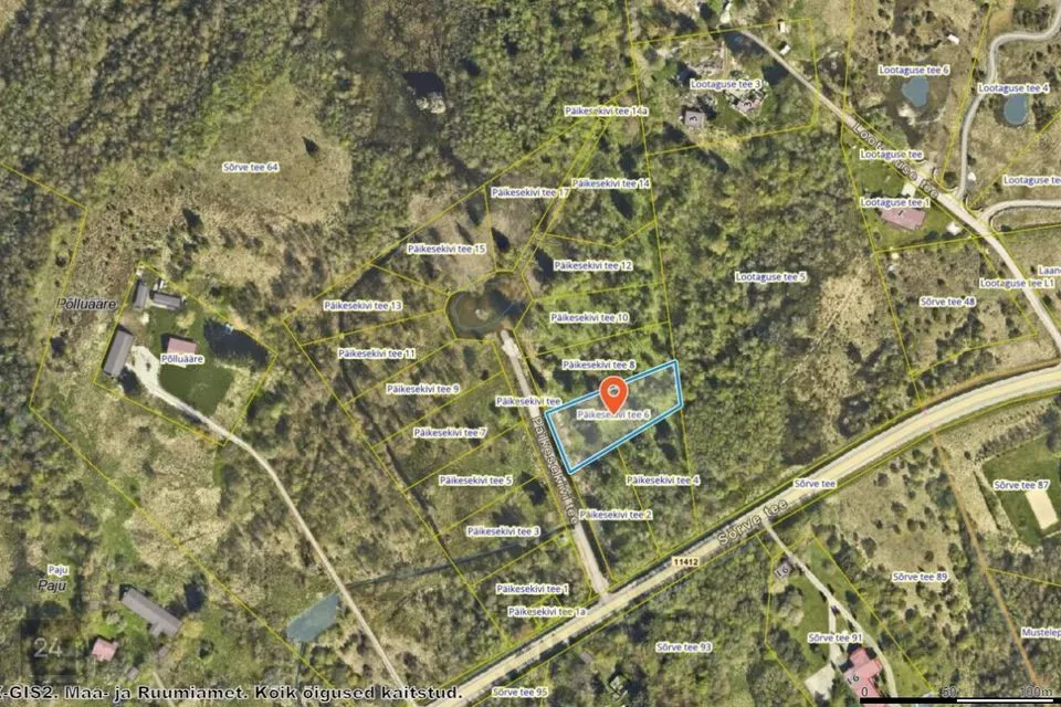 Земля жилой застройки, 1913 m² участок в Harku vald, Liikva küla