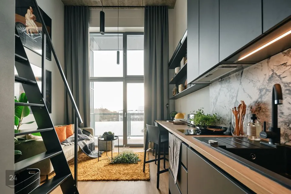 1-room apartment in Tallinn, Haabersti linnaosa