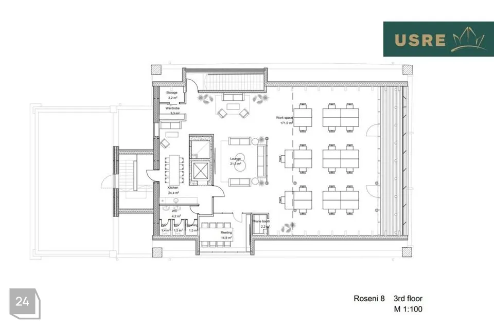 Büroo, 232 m² Äripind  -  Tallinn, Kesklinna linnaosa - foto 5