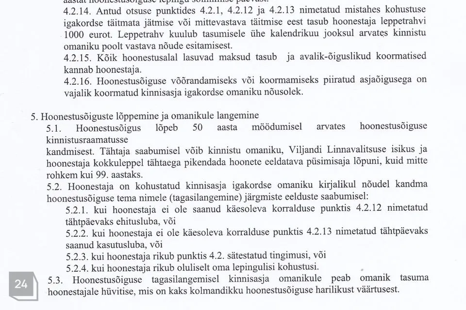 Sotsiaalmaa - üldkasutatav maa, 1552 m² Maa  -  Viljandi linn - foto 3