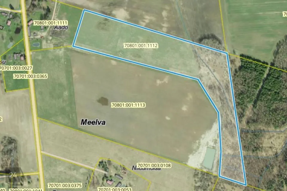 Maatulundusmaa, 64772 m² Maa  -  Räpina vald, Meelva küla - foto 3