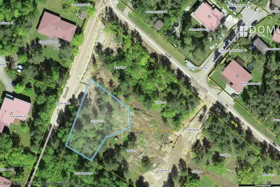 Residential land, 1069 m² land in Keila linn