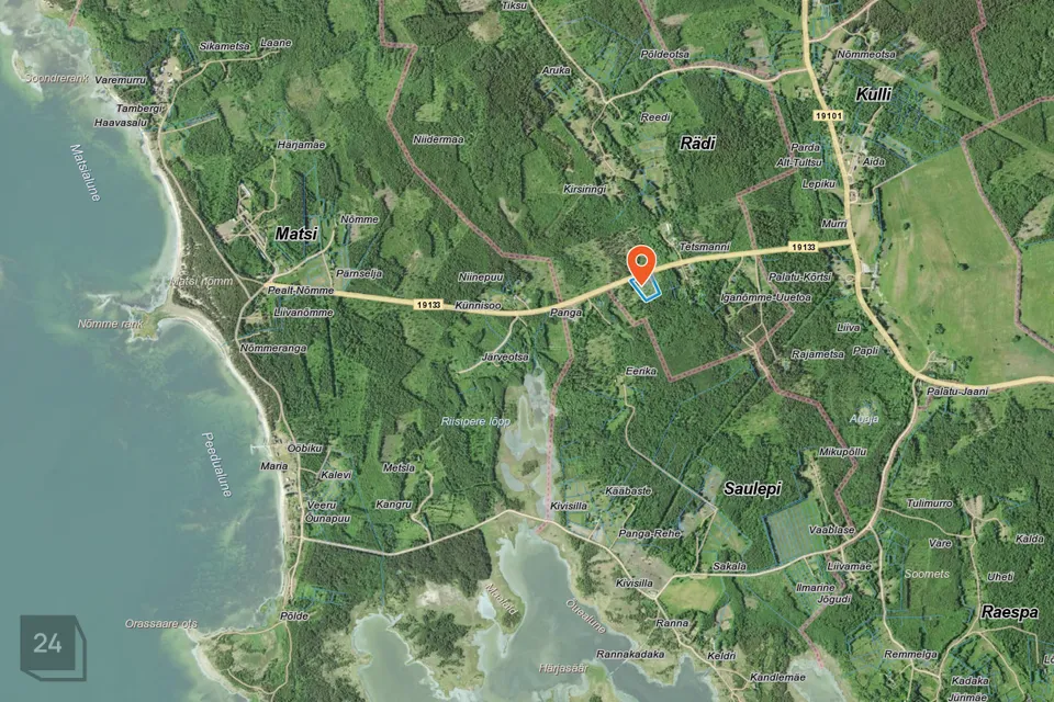 Maatulundusmaa, 13242 m² Maa  -  Lääneranna vald, Rädi küla - foto 2