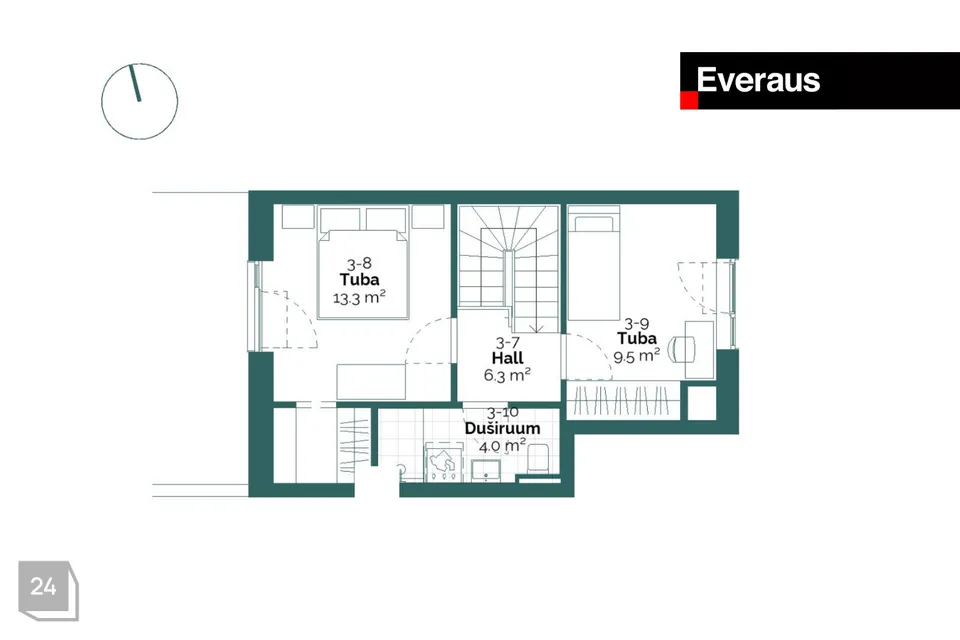 Row house box, 4-room partial house in Kiili vald, Luige alevik - photo 3