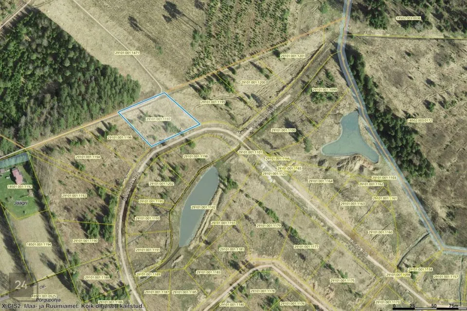 Земля жилой застройки, 3021 m² участок в Kastre vald, Kurepalu küla - фото 3