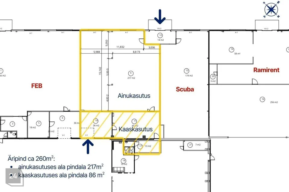 Многоцелевое, 260 m² Бизнес-площадь в Viljandi linn - фото 4