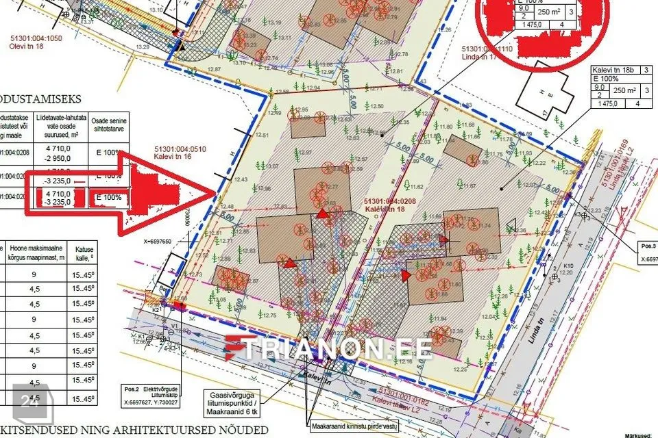 Elamumaa, 1463 m² Maa - Narva-Jõesuu linn, Narva-Jõesuu linn - foto 2