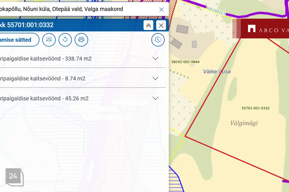 Maatulundusmaa, 23600 m² Maa  -  Otepää vald, Nõuni küla - foto 4