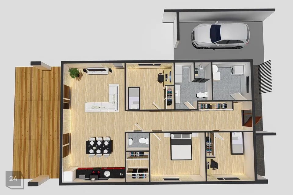 3-toaline Maja  -  Haapsalu linn, Haapsalu linn - foto 5