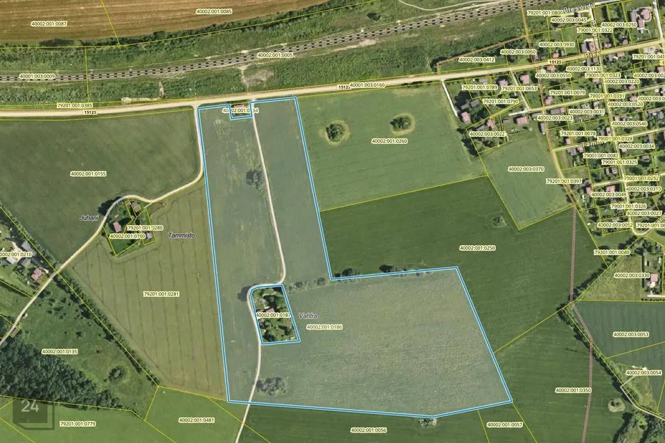 Maatulundusmaa, 157095 m² участок в Tapa vald, Rägavere küla