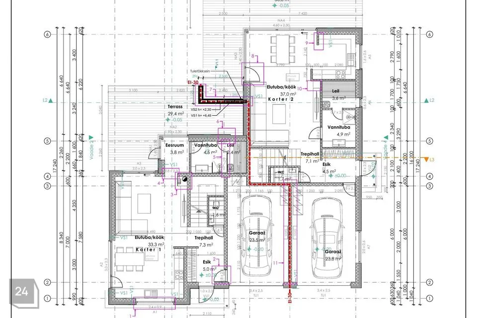 4-toaline Majaosa - Tallinn, Haabersti linnaosa - foto 3