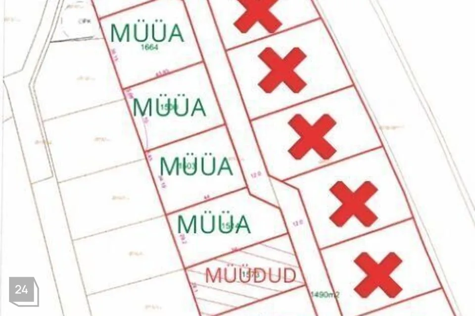 Maatulundusmaa, 1500 m² участок в Tartu vald, Vahi alevik - фото 3