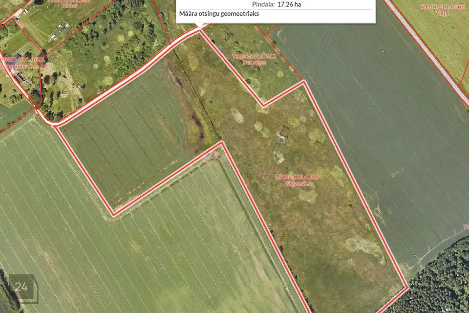 Maatulundusmaa, 172594 m² Maa  -  Tartu vald, Kukulinna küla