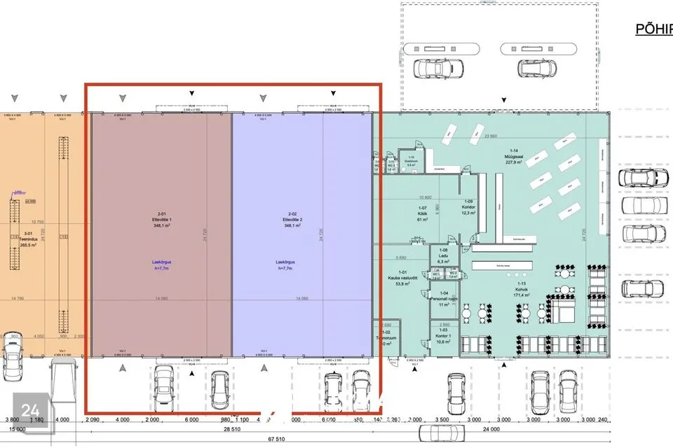 700 m² business in Kohtla-Järve linn, Järve linnaosa - photo 3