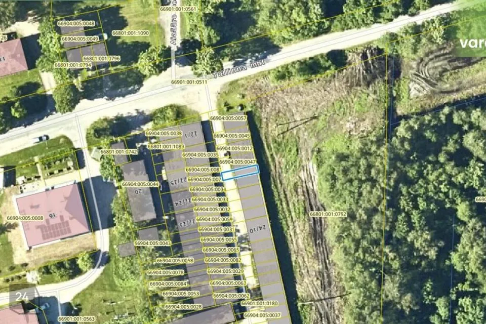Elamumaa, 28 m² Maa  -  Rapla vald, Alu alevik