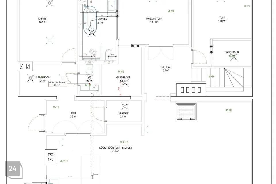 5-toaline Korter  -  Tallinn, Kesklinna linnaosa - foto 2