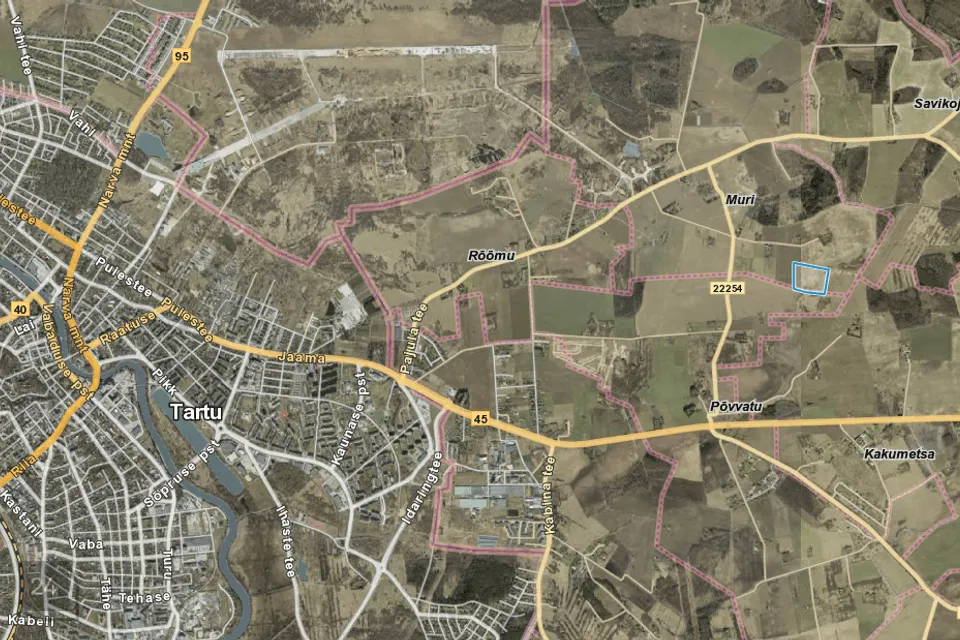 Maatulundusmaa, 60800 m² Maa  -  Luunja vald, Muri küla - foto 3