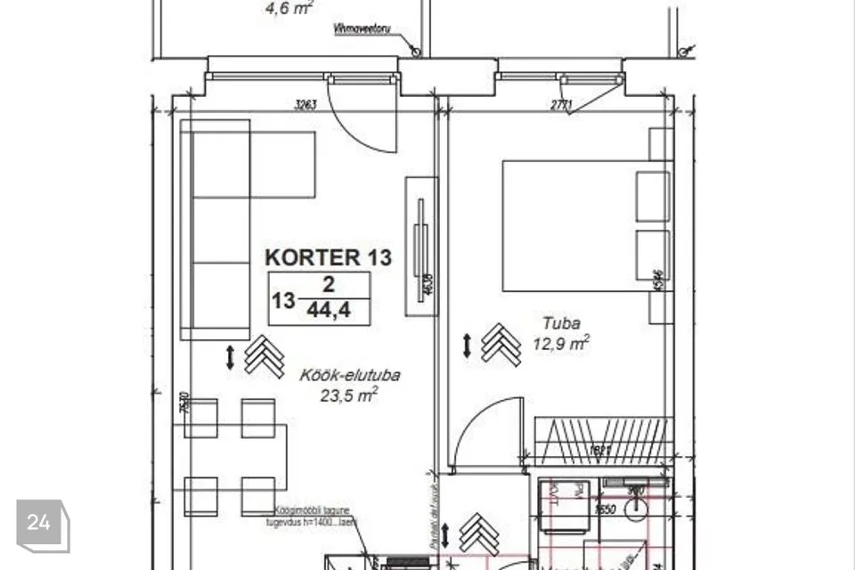 3-toaline Korter - Tallinn, Haabersti linnaosa - foto 5