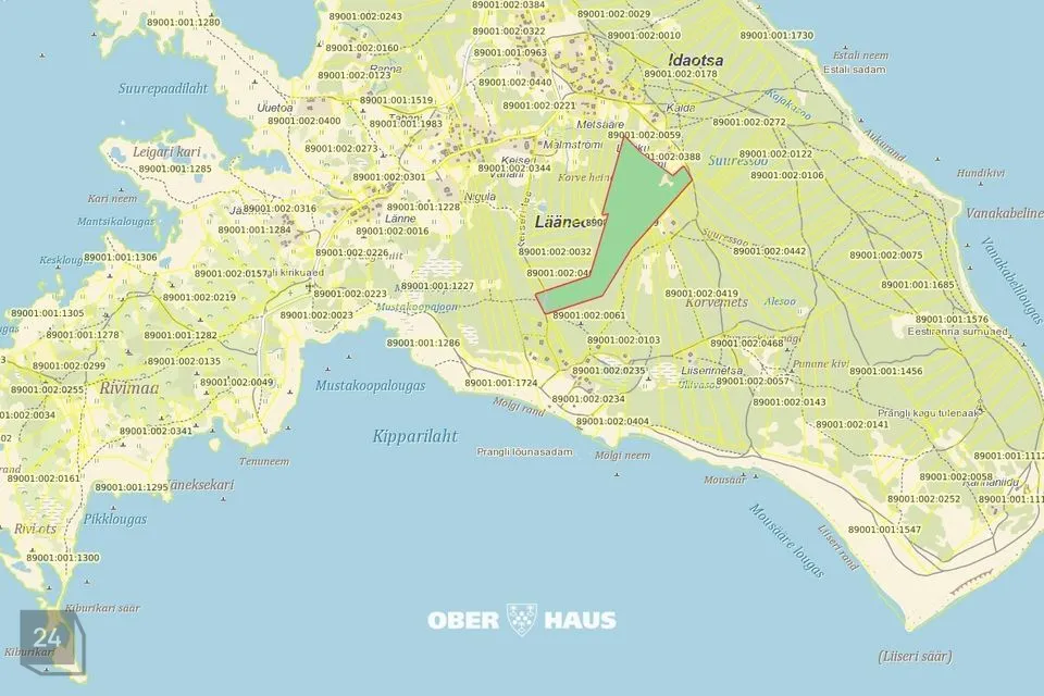 Maatulundusmaa, 74490 m² участок в Viimsi vald, Idaotsa küla