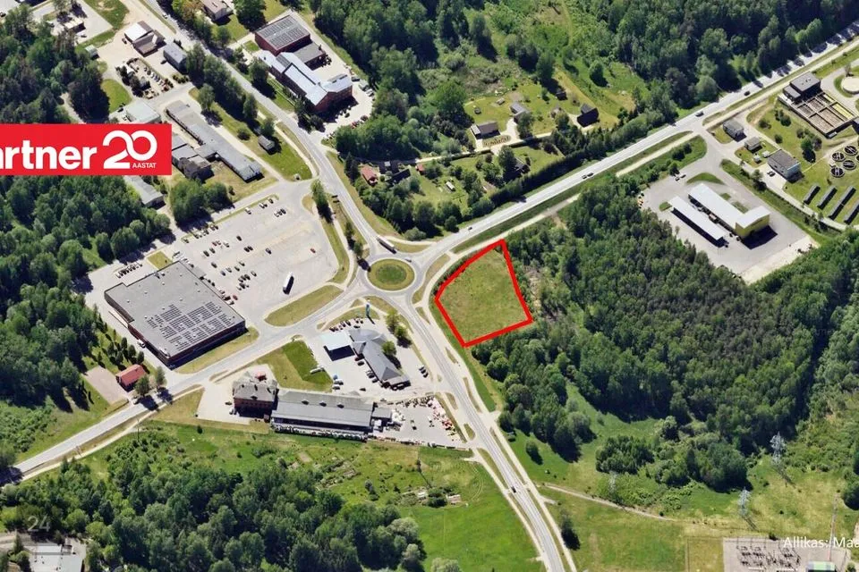 Земля коммерческого назначения, 4660 m² участок в Põlva vald, Põlva linn