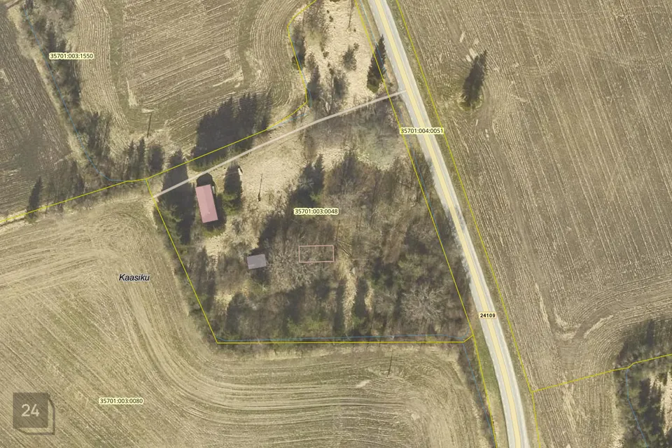 Земля жилой застройки, 9156 m² участок в Põhja-Sakala vald, Kangrussaare küla