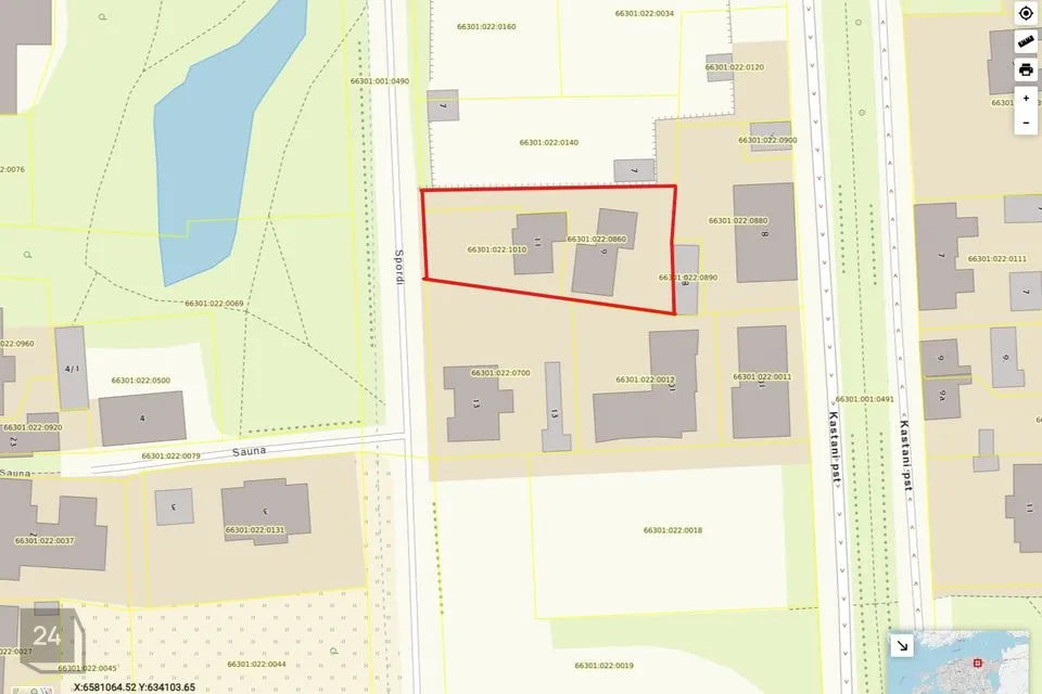 Elamumaa, 935 m² Maa  -  Rakvere linn - foto 2