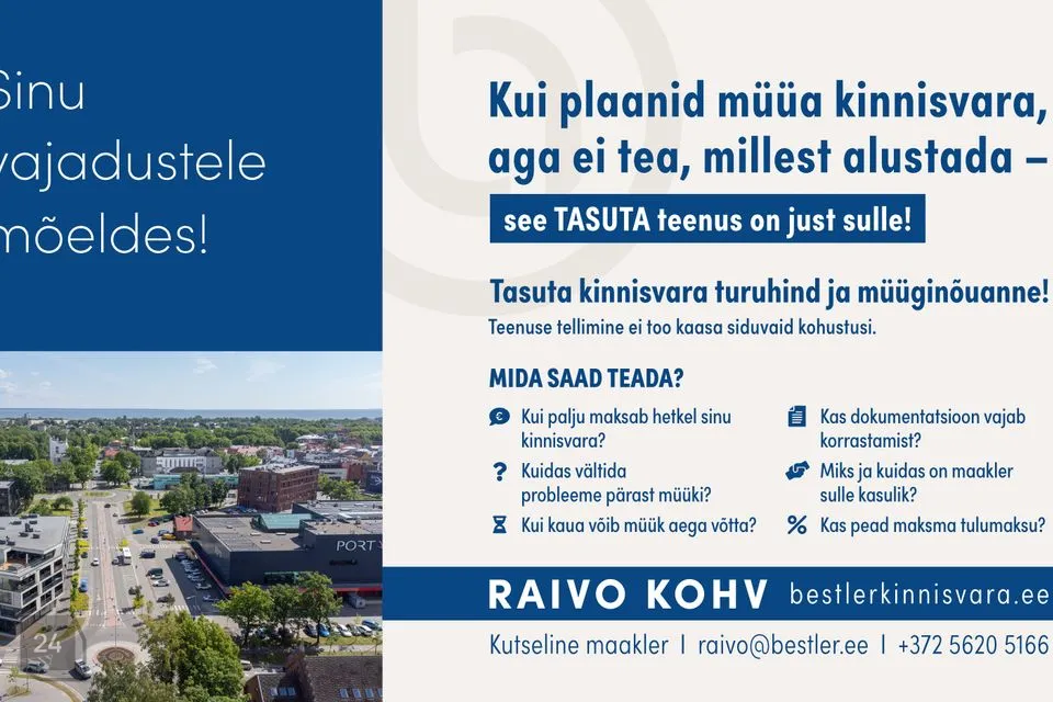2-toaline Korter - Põhja-Pärnumaa vald, Vändra alev