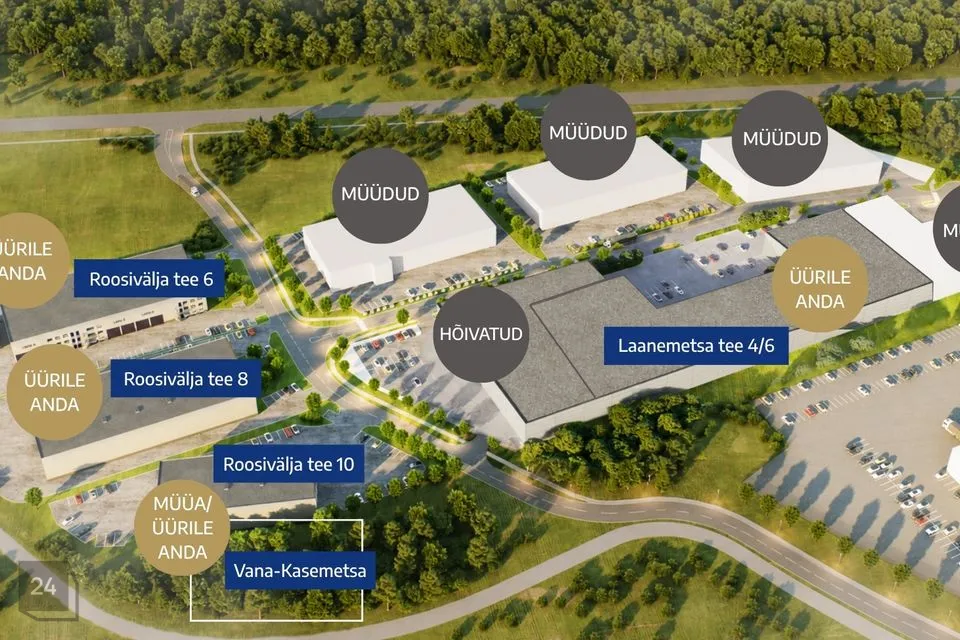 TALLINNA ÄRIPARK Äripind  -  Rae vald, Soodevahe küla - foto 3