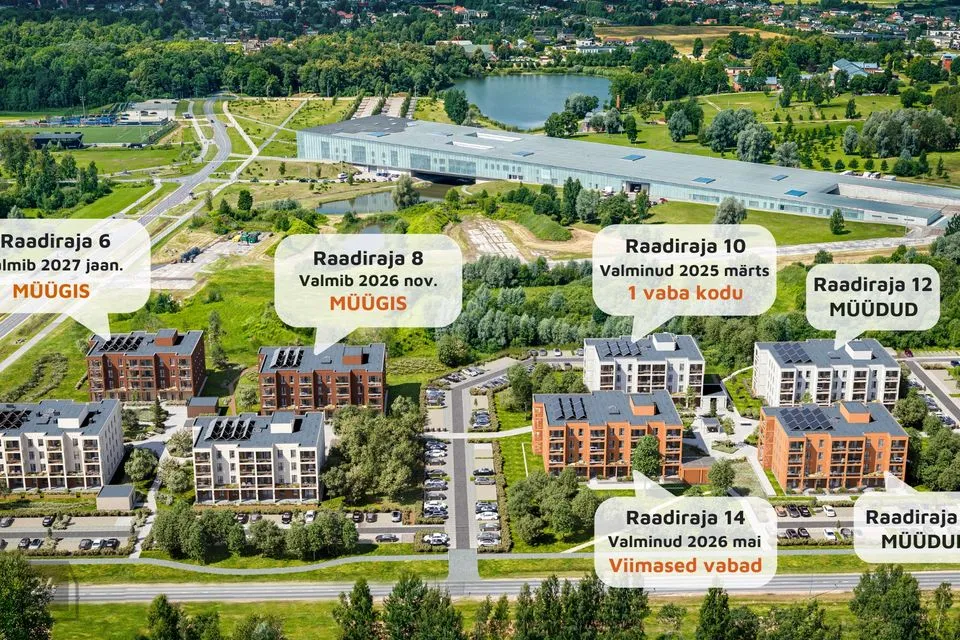 Raadiraja kvartal Korter  -  Tartu vald, Raadi alev - foto 2