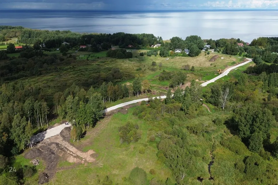 Elurajoon Liimala rannakülas Maa  -  Lüganuse vald, Liimala küla